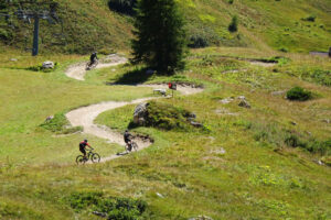 mountainbiken op de CIR trail