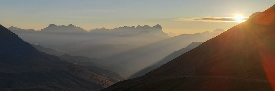 sunrise-trail-experience prachtige sunrise vanaf de berghut