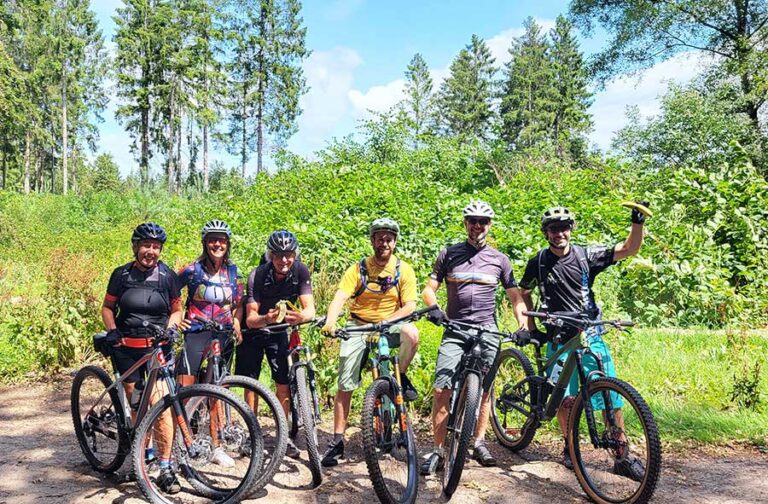 mountainbike clinic ter voorbereiding op de mtb huttentocht in lage vuursche