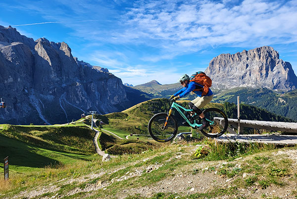 mountainbike training in het skill park